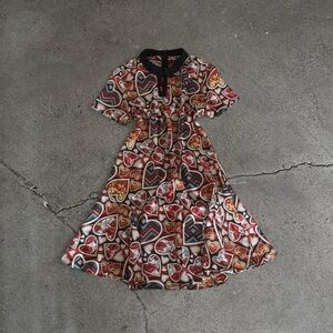 Queen of Hearts Silk Dress